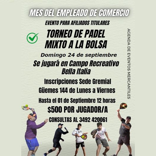 TORNEO DE PADEL