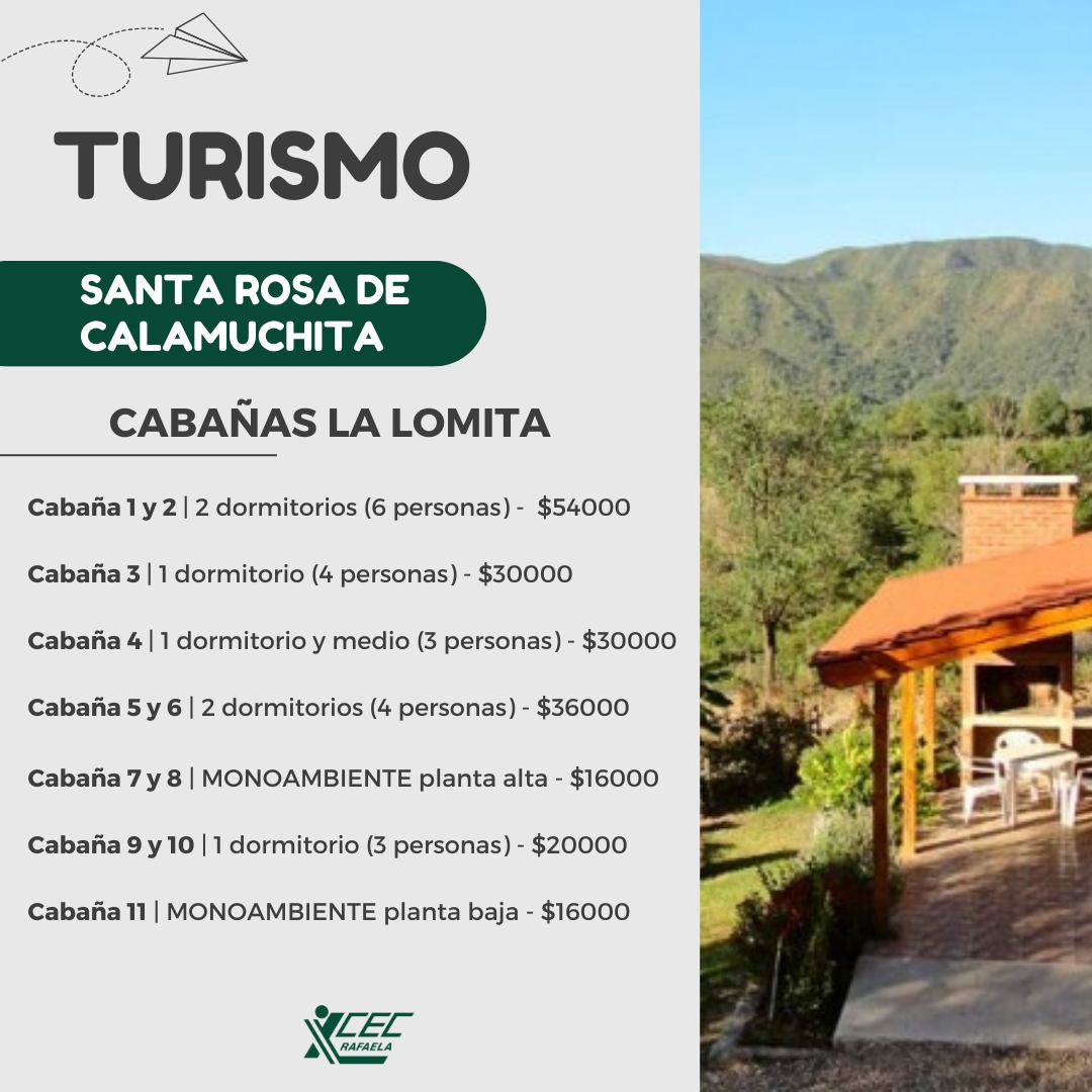 TURISMO S. ROSA CALAMUCHITA