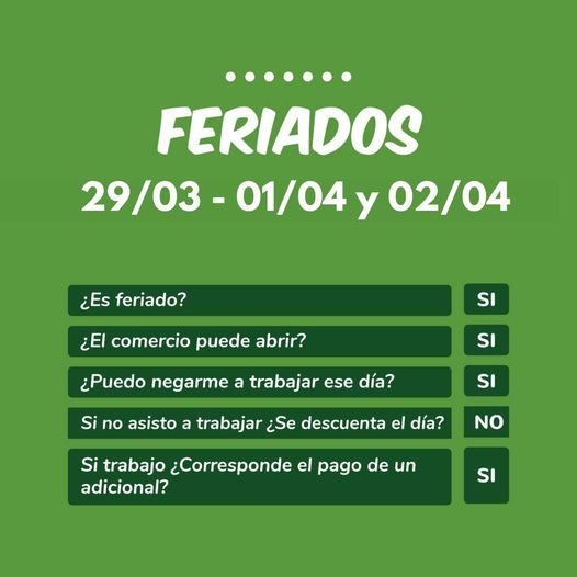 FERIADOS