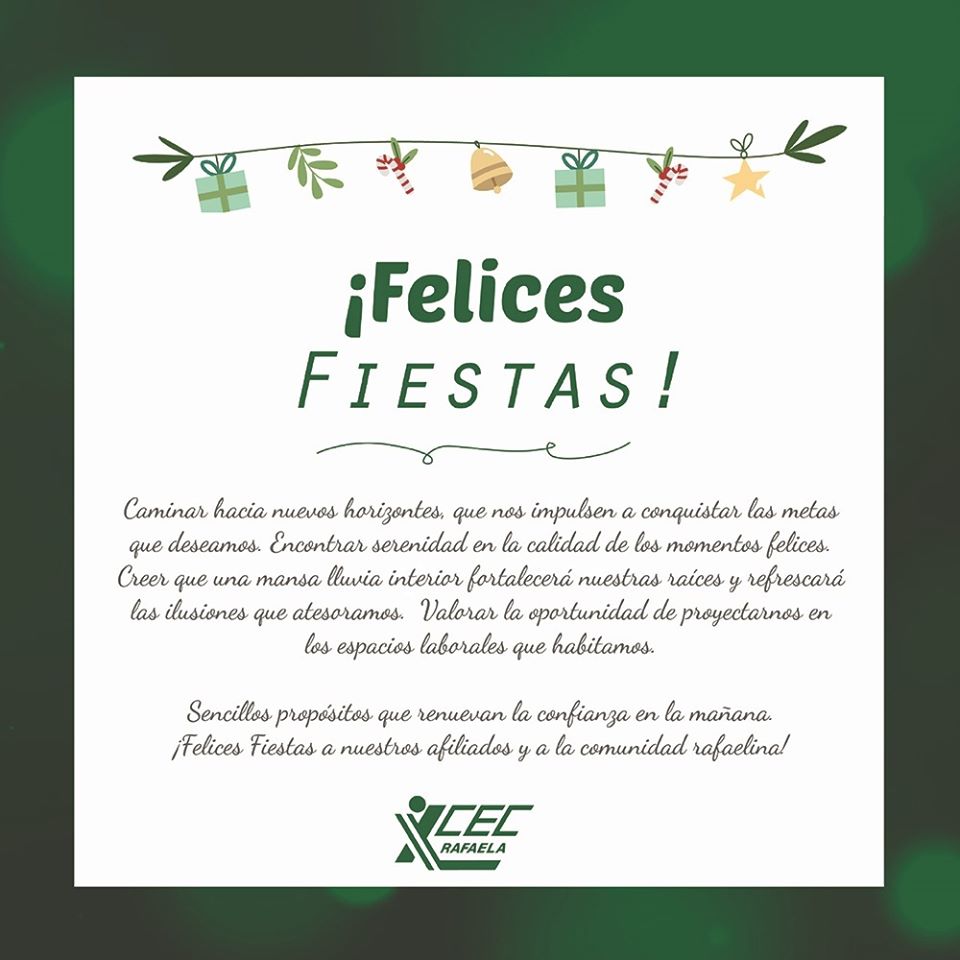 FELICES FIESTAS