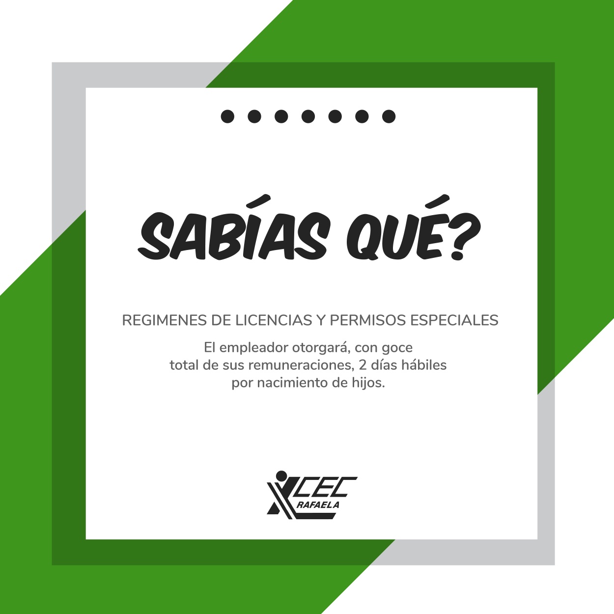 REGIMENES DE LICENCIAS Y PERMISOS ESPECIALES