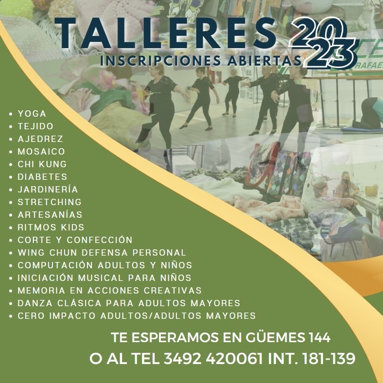 ¡TALLERES 2023!