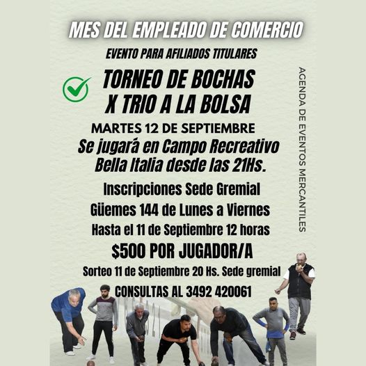 ¡TORNEO DE BOCHAS!
