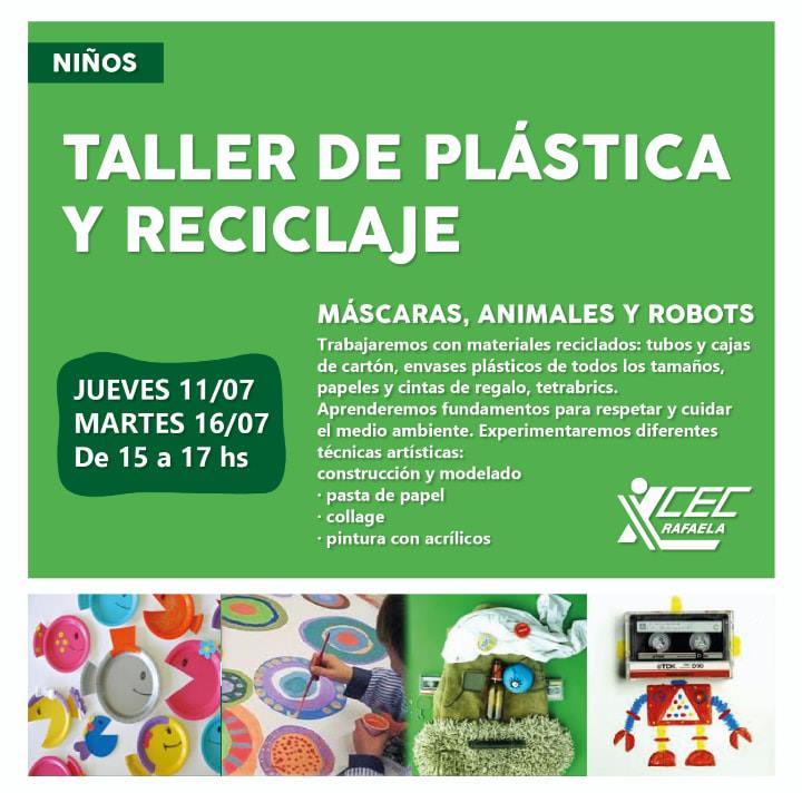 TALLER DE PLÁSTICA Y RECICLAJE