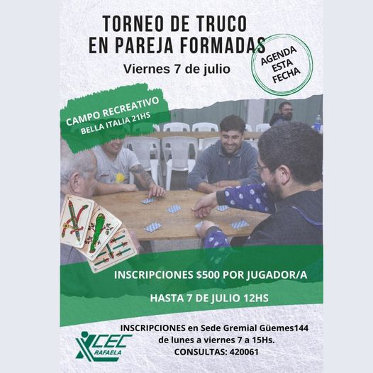 TORNEO DE TRUCO.