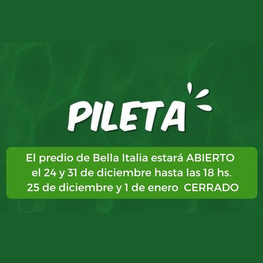 PREDIO BELLA ITALIA!