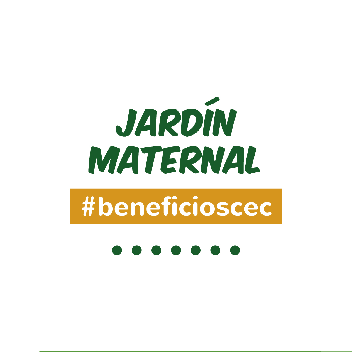 #BeneficiosCEC Jardín Maternal