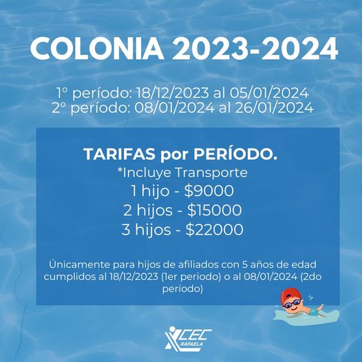 ¡COLONIA!