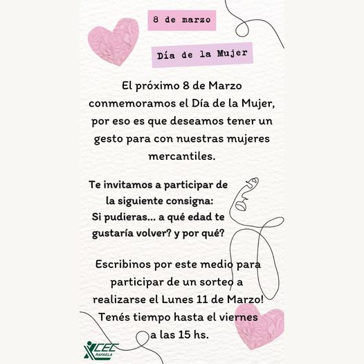 ¡Se viene el Día de a Mujer!
