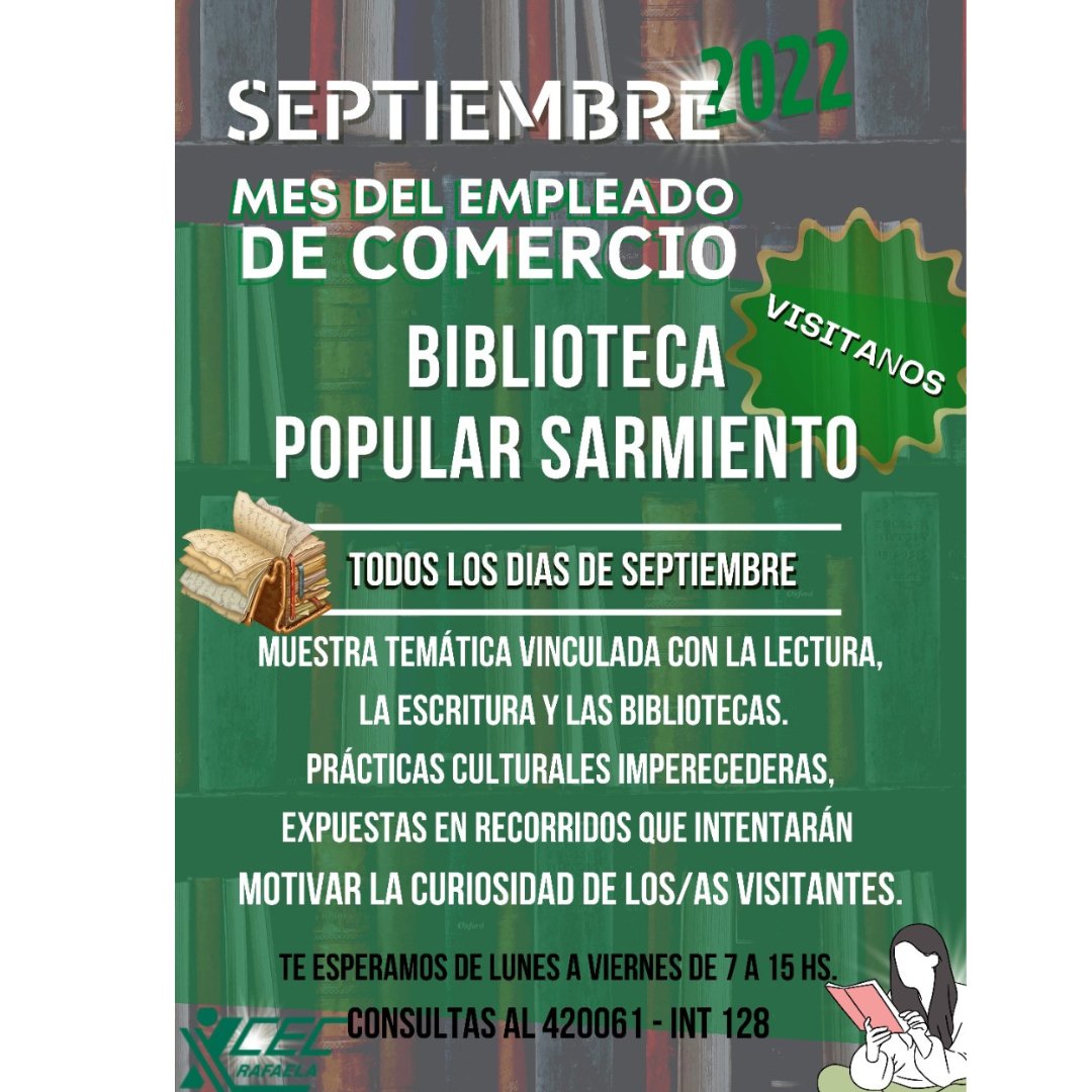 ¡SEPTIEMBRE en nuestra Biblioteca!