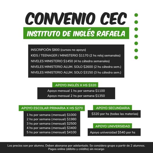 BENEFICIOS CEC