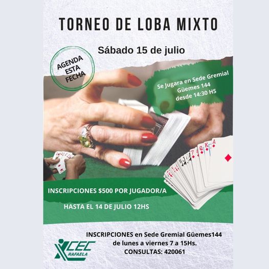 TORNEO DE LOBA MIXTO