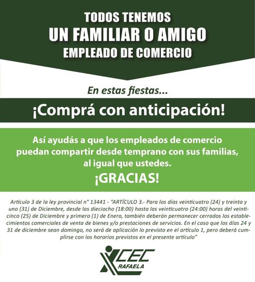 ¡TUS COMPRAS CON ANTICIPO!