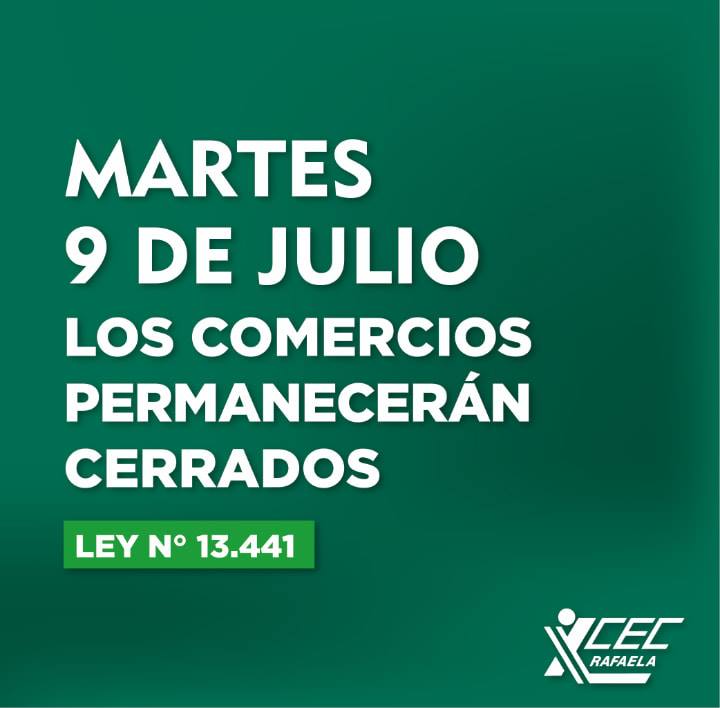 MARTES 9 DE JULIO