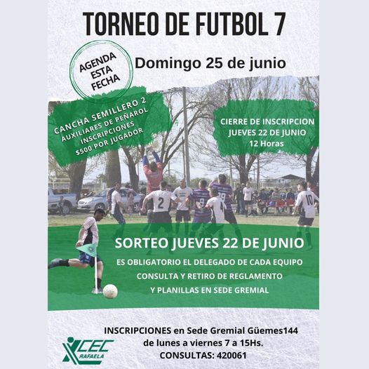 ¡TORNEO DE FÚTBOL!
