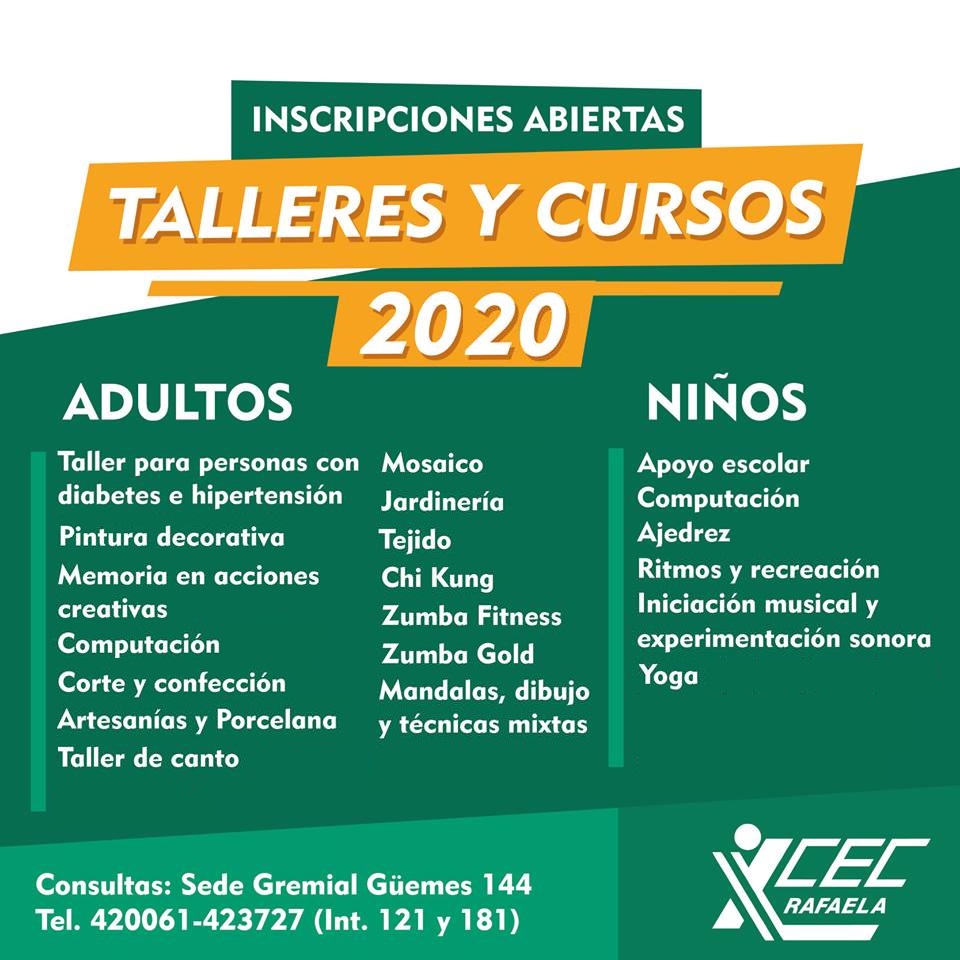 TALLERES 2020