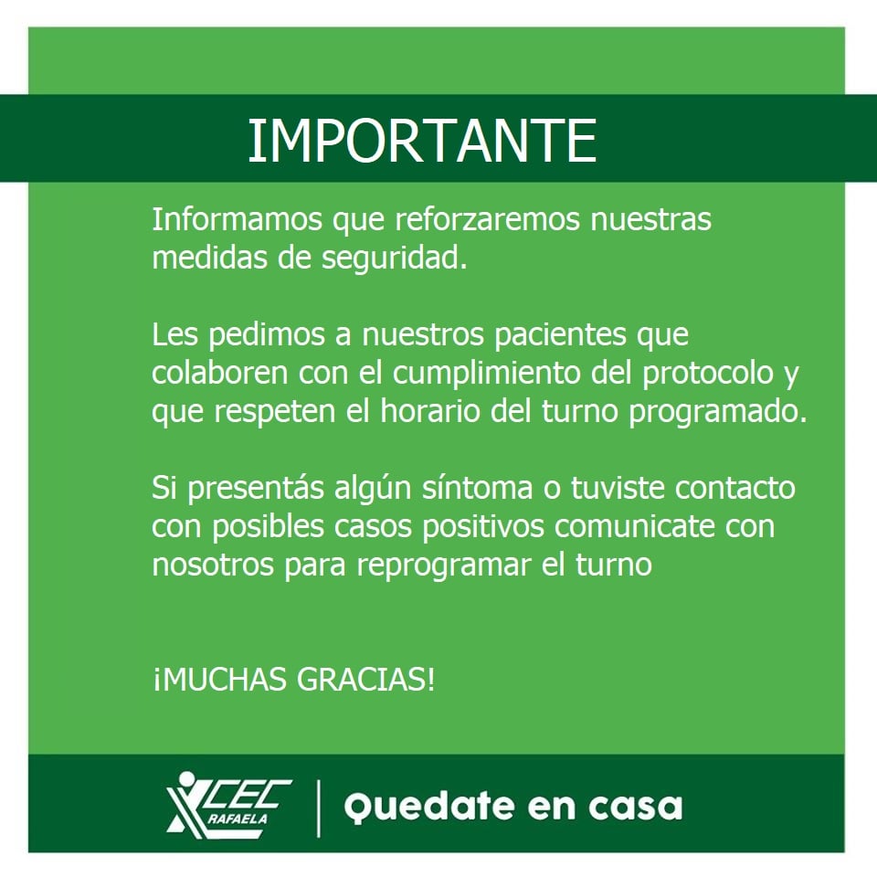 ¡Información importante sobre los turnos!