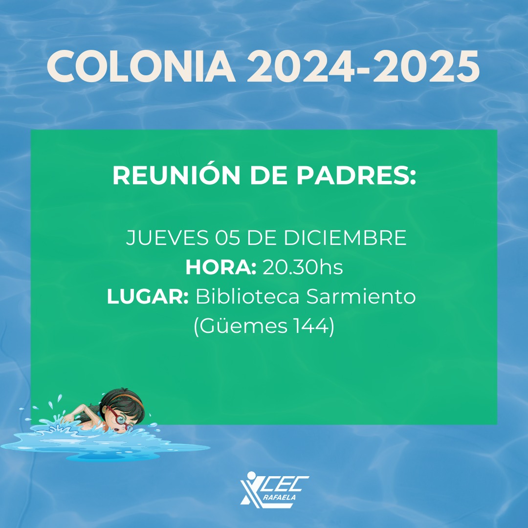 COLONIA | Reunión de Padres