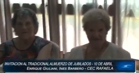 ¡ALMUERZO JUBILADOS!
