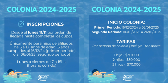 COLONIA 20245-2025