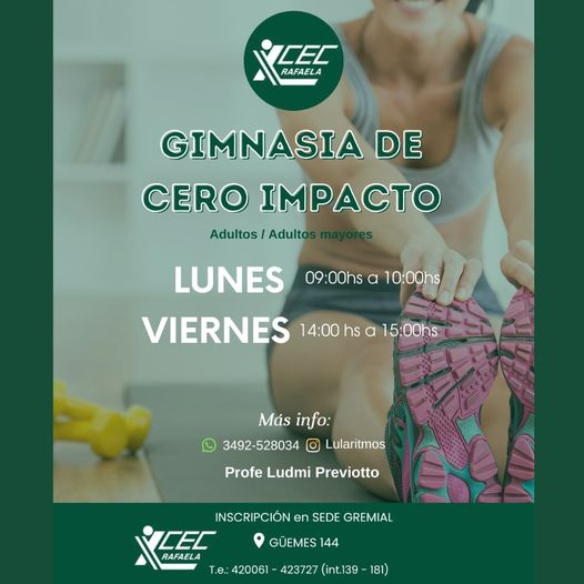 Gimnasia Cero Impacto.
