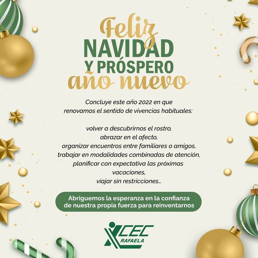 ¡Feliz Navidad y auspicioso Año Nuevo!