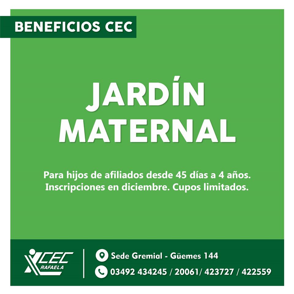 INSCRIPCIONES JARDÍN MATERNAL