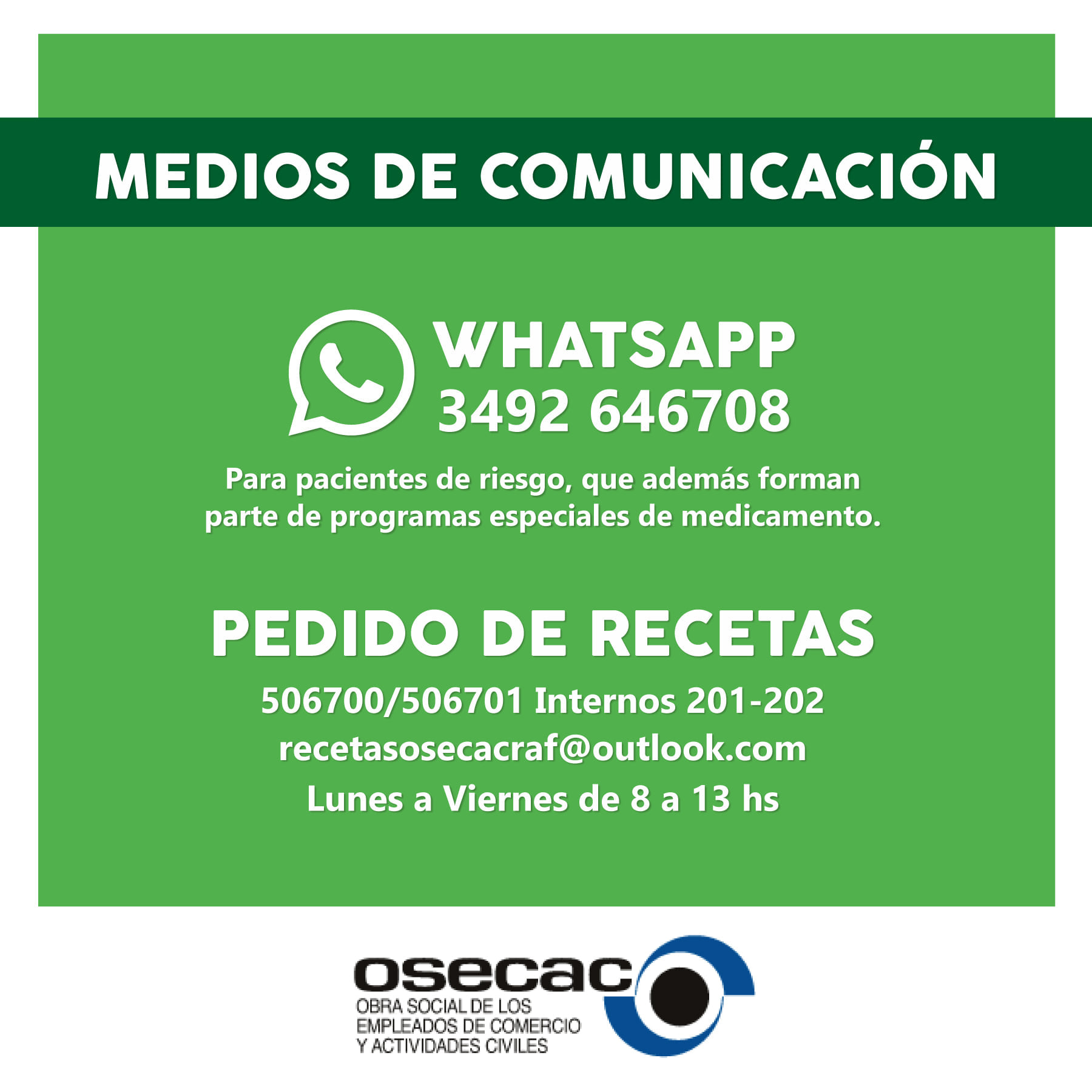 OSECAC | Delegación Rafaela