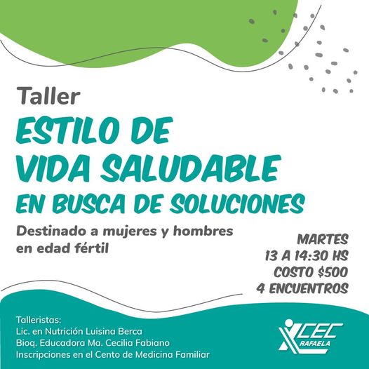 Taller Estilo de vida saludable: En busca de soluciones