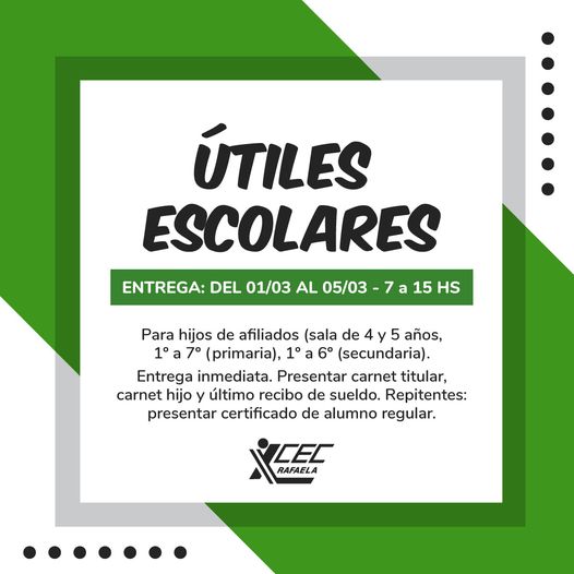 ÚTILES ESCOLARES