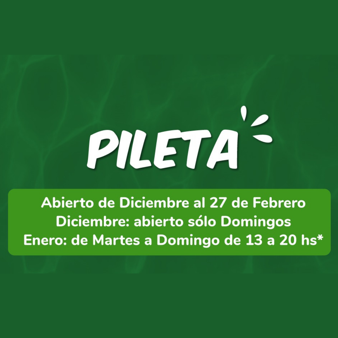 ¡PILETA!