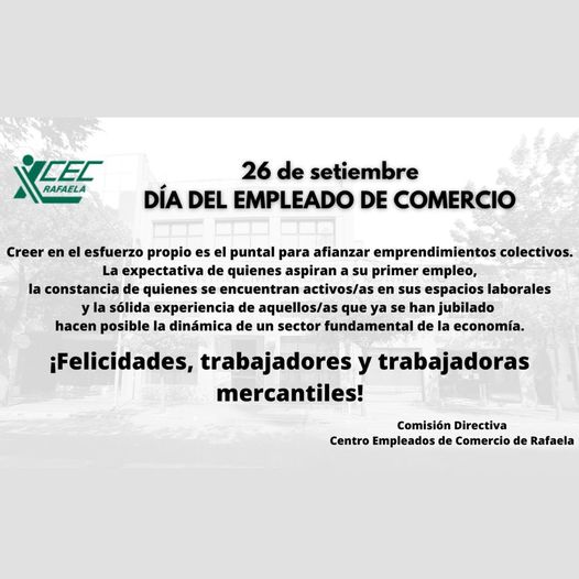 DÍA DEL EMPLEADO DE COMERCIO