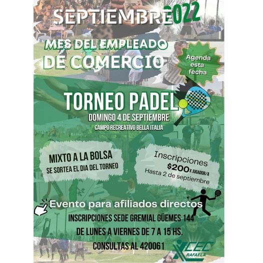 ¡TORNEO PADEL! 