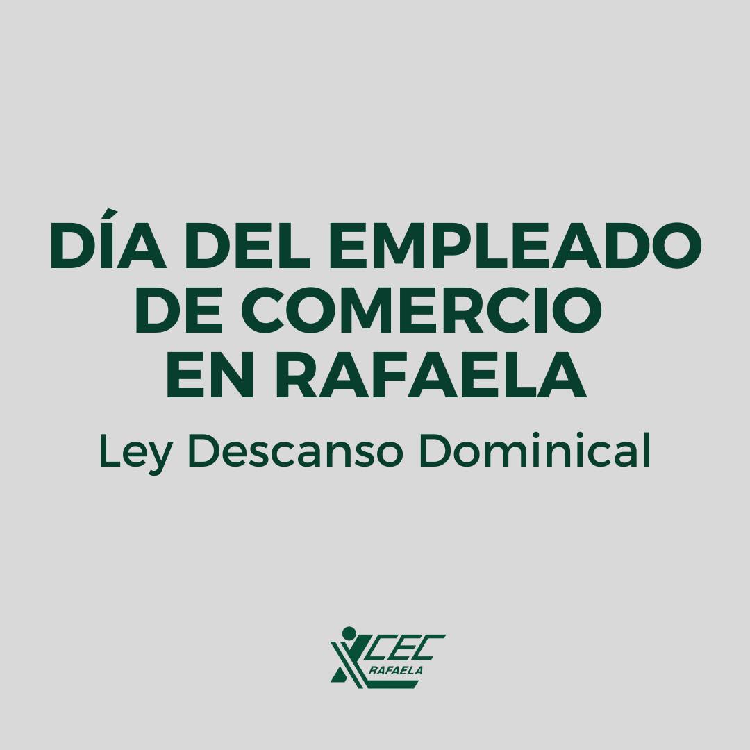 ¡DÍA DEL EMPLEADO DE COMERCIO!