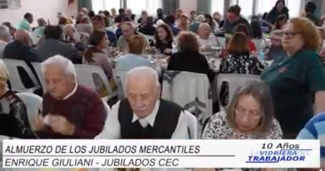 DOMINGO 15 ALMUERZO DE JUBILADOS