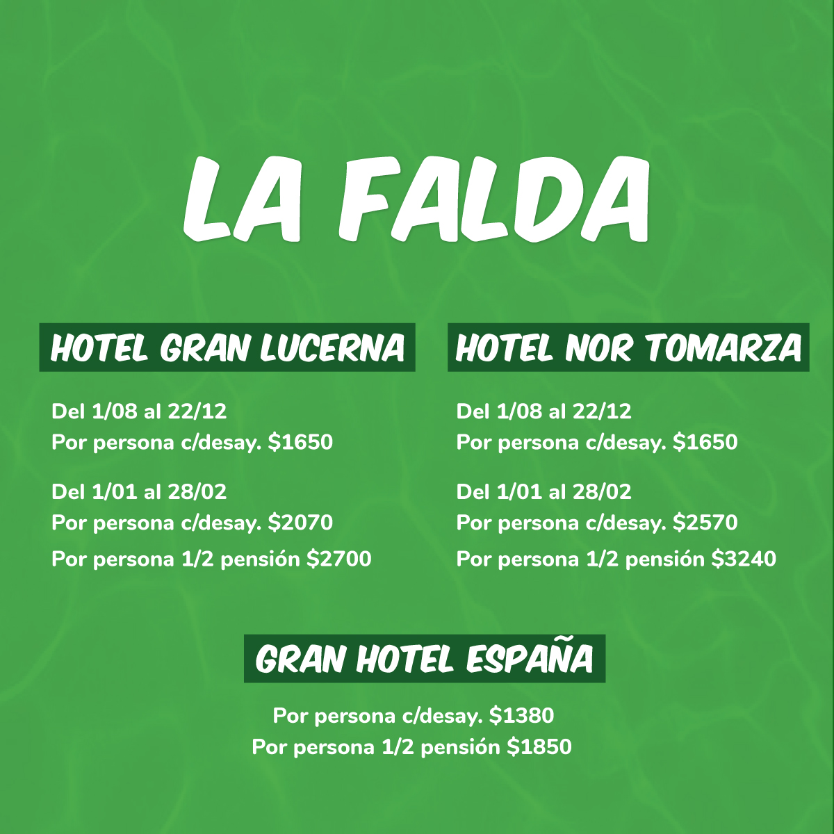 TURISMO EN CÓRDOBA, LA FALDA